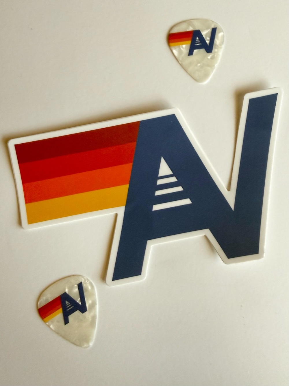 Aviator Nation Guitar Picks & Vinyl Sticker Decal Set